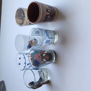 7 Philadelphia Shot Glasses